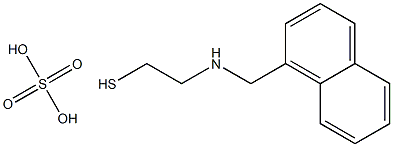 2-[(1-Naphtylmethyl)amino]ethanethiol sulfate Struktur