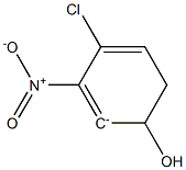 4-Chloro-3-nitrophenol anion Struktur