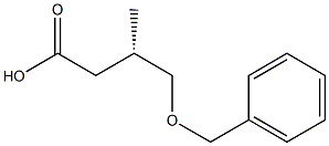 (S)-3-Methyl-4-(benzyloxy)butyric acid Struktur