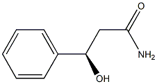 [R,(+)]-3-Hydroxy-3-phenylpropionamide Struktur