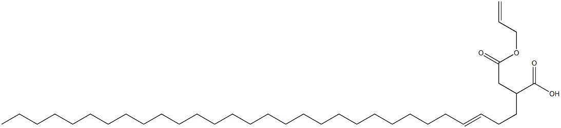 2-(3-Triacontenyl)succinic acid 1-hydrogen 4-allyl ester Struktur