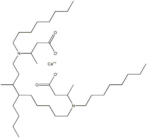 Bis[3-(dioctylamino)butyric acid]calcium salt Struktur