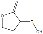 (2-Methylenetetrahydrofuran)-3-yl hydroperoxide Struktur