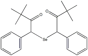 (2,2-Dimethylpropionyl)benzyl selenide Struktur