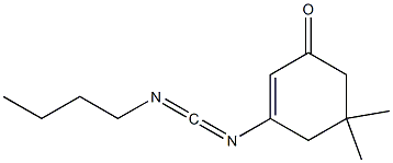 N-(5,5-Dimethyl-3-oxo-1-cyclohexenyl)-N'-butylcarbodiimide Struktur