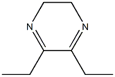 2,3-Dihydro-5,6-diethylpyrazine Struktur