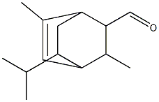 3,6-Dimethyl-8-(1-methylethyl)bicyclo[2.2.2]oct-5-ene-2-carbaldehyde Struktur