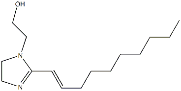 2-(1-Decenyl)-2-imidazoline-1-ethanol Struktur