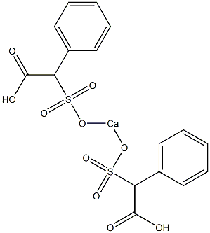 Bis(carboxyphenylmethylsulfonyloxy)calcium Struktur