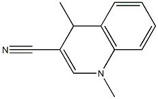 1,4-Dihydro-1,4-dimethylquinoline-3-carbonitrile Struktur