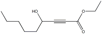 4-Hydroxy-2-nonynoic acid ethyl ester Struktur