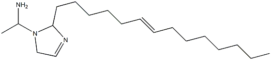 1-(1-Aminoethyl)-2-(6-tetradecenyl)-3-imidazoline Struktur