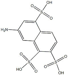 7-Amino-1,2,5-naphthalenetrisulfonic acid Struktur