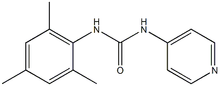 1-[(2,4,6-Trimethylphenyl)]-3-(pyridin-4-yl)urea Struktur