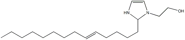 2-(5-Tetradecenyl)-4-imidazoline-1-ethanol Struktur