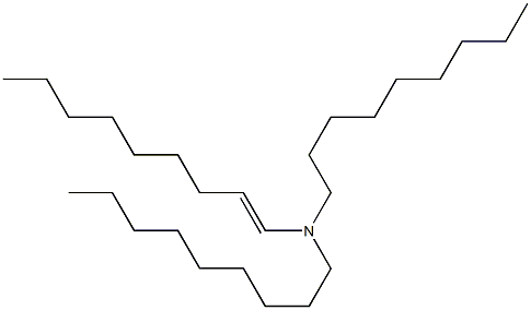 N,N-Dinonyl-1-nonenylamine Struktur