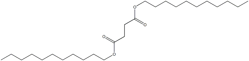 Succinic acid diundecyl ester Struktur