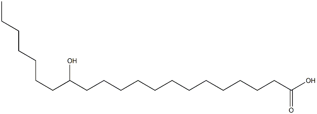 14-Hydroxyhenicosanoic acid Struktur