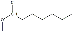 Chloro(methoxy)hexylsilane Struktur