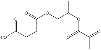 Succinic acid hydrogen 2-(methacryloyloxy)propyl ester Struktur