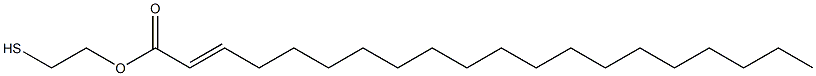 2-Icosenoic acid 2-mercaptoethyl ester Struktur