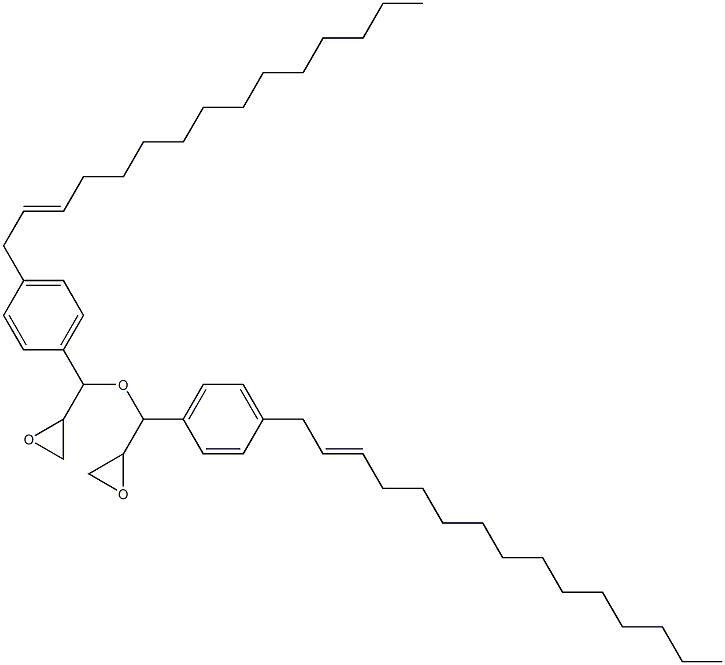 4-(2-Pentadecenyl)phenylglycidyl ether Struktur