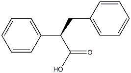 (2R)-2,3-Diphenylpropionic acid Struktur