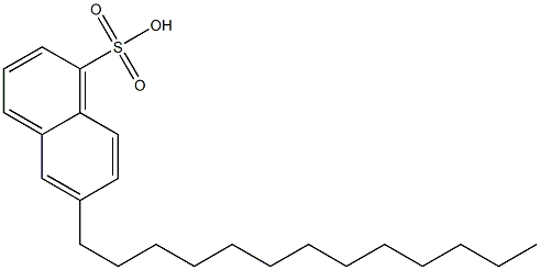 6-Tridecyl-1-naphthalenesulfonic acid Struktur