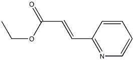 (E)-Pyridine-2-acrylic acid ethyl ester Struktur