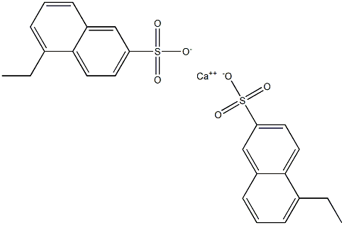 Bis(5-ethyl-2-naphthalenesulfonic acid)calcium salt Struktur