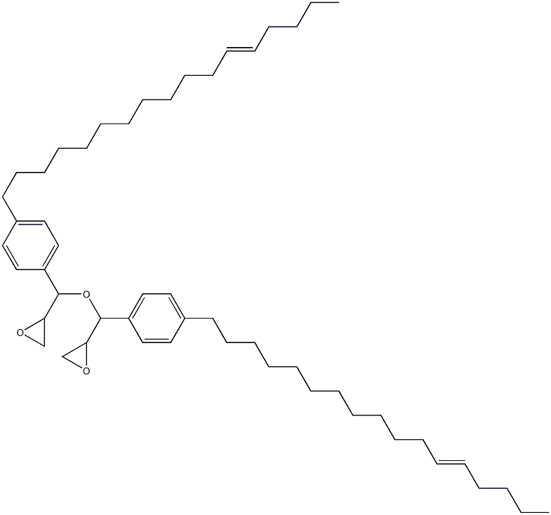 4-(12-Heptadecenyl)phenylglycidyl ether Struktur