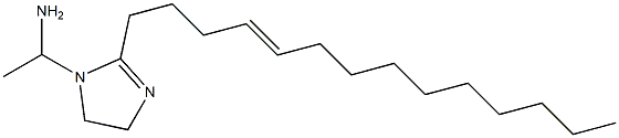 1-(1-Aminoethyl)-2-(4-tetradecenyl)-2-imidazoline Struktur