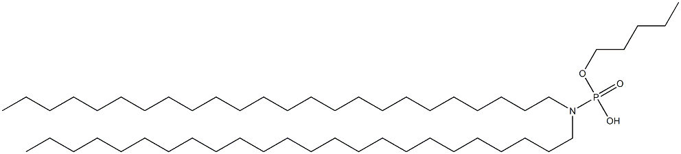 N,N-Ditetracosylamidophosphoric acid hydrogen pentyl ester Struktur