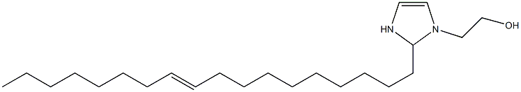 2-(10-Octadecenyl)-4-imidazoline-1-ethanol Struktur