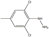 2,6-Dichloro-4-methylphenylhydrazine Struktur