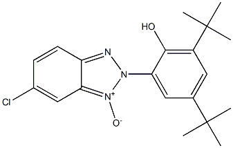 6-Chloro-2-(2-hydroxy-3,5-di-tert-butylphenyl)-2H-benzotriazole 1-oxide Struktur