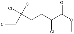 2,5,5,6-Tetrachlorocaproic acid methyl ester Struktur