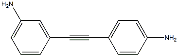 3,4'-Ethynylenebis(benzenamine) Struktur