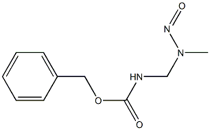 N-[(Methylnitrosoamino)methyl]carbamic acid benzyl ester Struktur