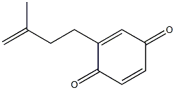 2-Isopentenyl-p-benzoquinone Struktur