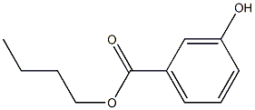 3-Hydroxybenzoic acid butyl ester Struktur