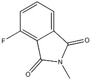 N-Methyl-3-fluorophthalimide Struktur