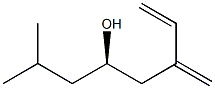 (R)-2-Methyl-6-methylene-7-octen-4-ol Struktur