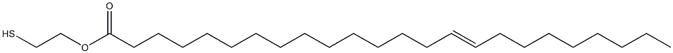 15-Tetracosenoic acid 2-mercaptoethyl ester Struktur