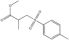 3-(p-Tolylsulfonyl)-2-methylpropanoic acid methyl ester Struktur