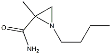 1-Butyl-2-methylaziridine-2-carboxamide Struktur