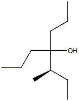 [R,(+)]-3-Methyl-4-propyl-4-heptanol Struktur