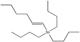 (E)-1-(Tributylstannyl)-1-hexene Struktur