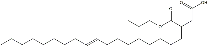 3-(9-Octadecenyl)succinic acid 1-hydrogen 4-propyl ester Struktur