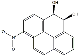 (4R,5S)-4,5-Dihydro-1-nitropyrene-4,5-diol Struktur